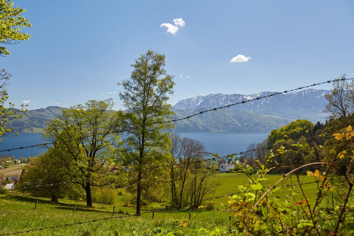Berglandschaft am Attersee